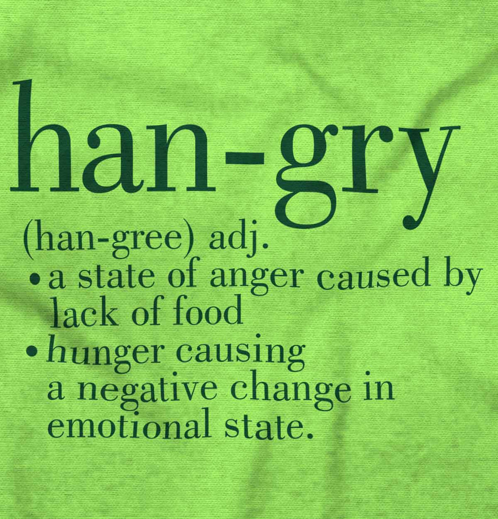 Hangry Definition Romper Bodysuit-Direct To Garment Print-Brisco Baby