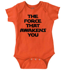 Force Awakens You Romper Bodysuit-Direct To Garment Print-Brisco Baby