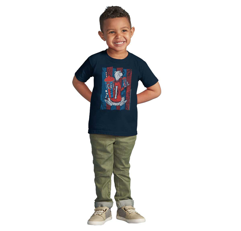 Distressed Icee Infant Toddler T Shirt-Direct To Garment Print-Brisco Baby