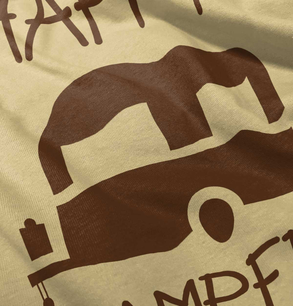 Happy Camper Romper Bodysuit-Direct To Garment Print-Brisco Baby