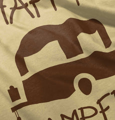 Happy Camper Romper Bodysuit-Direct To Garment Print-Brisco Baby