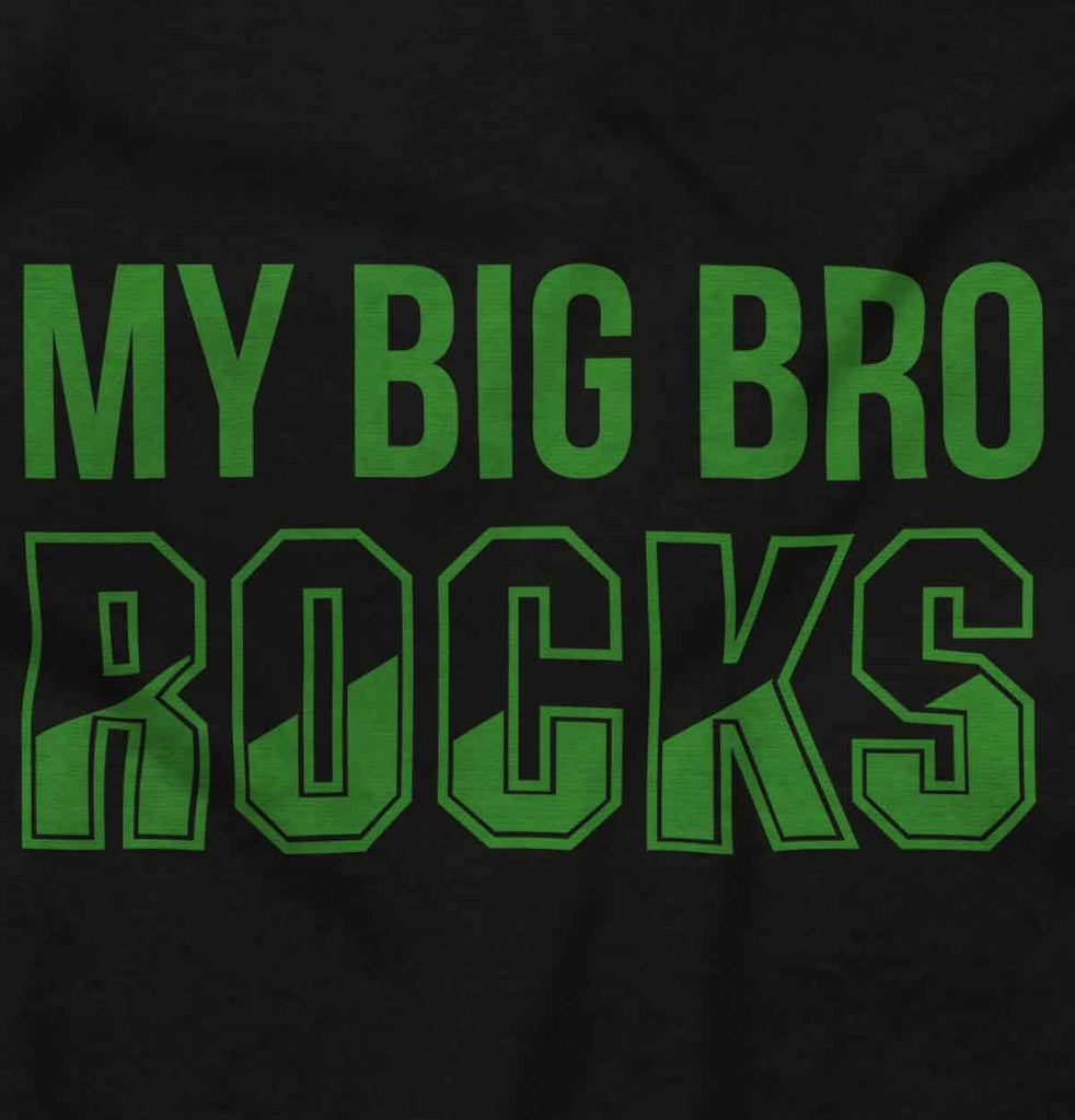 My Big Bro Rocks Infant Toddler T Shirt-Direct To Garment Print-Brisco Baby