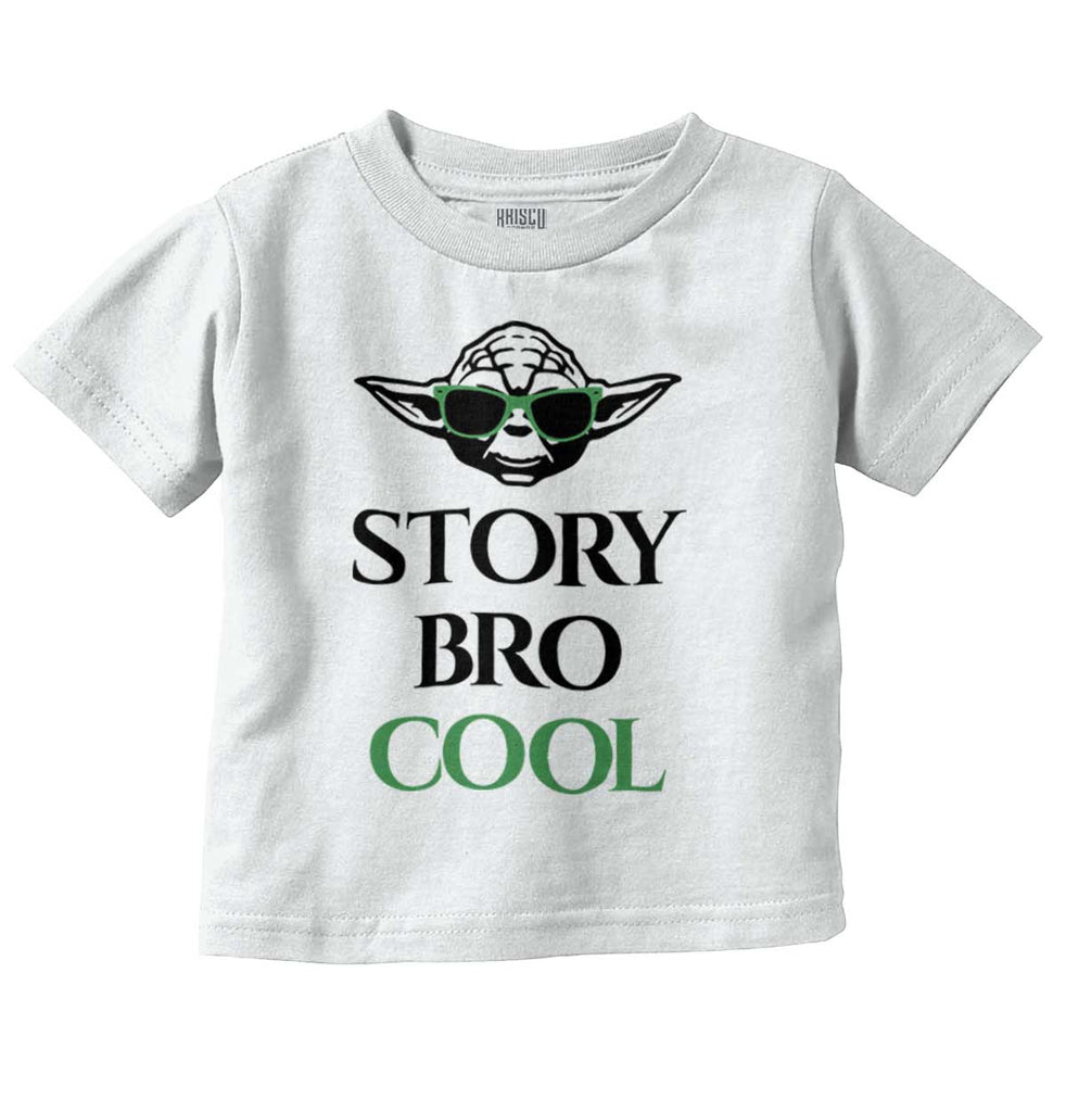 Story Bro Cool Infant Toddler T Shirt-Direct To Garment Print-Brisco Baby