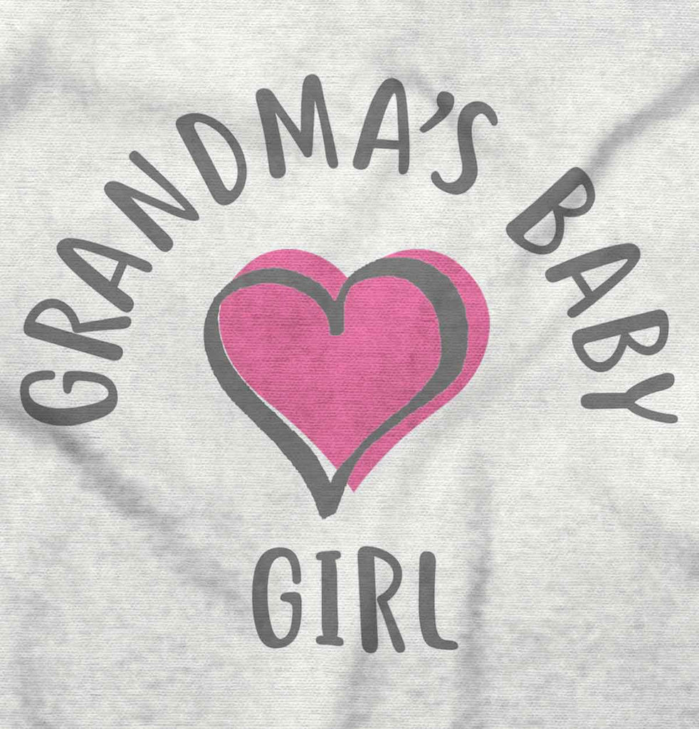 Grandma's Baby Girl Infant Toddler T Shirt-Direct To Garment Print-Brisco Baby