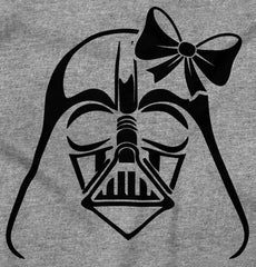 Pink Darth Vader Infant Toddler T Shirt-Direct To Garment Print-Brisco Baby