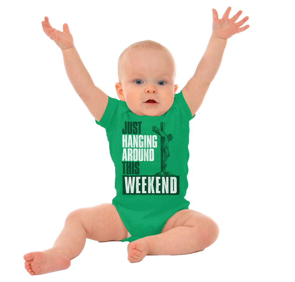 Hanging Around Romper Bodysuit-Direct To Garment Print-Brisco Baby