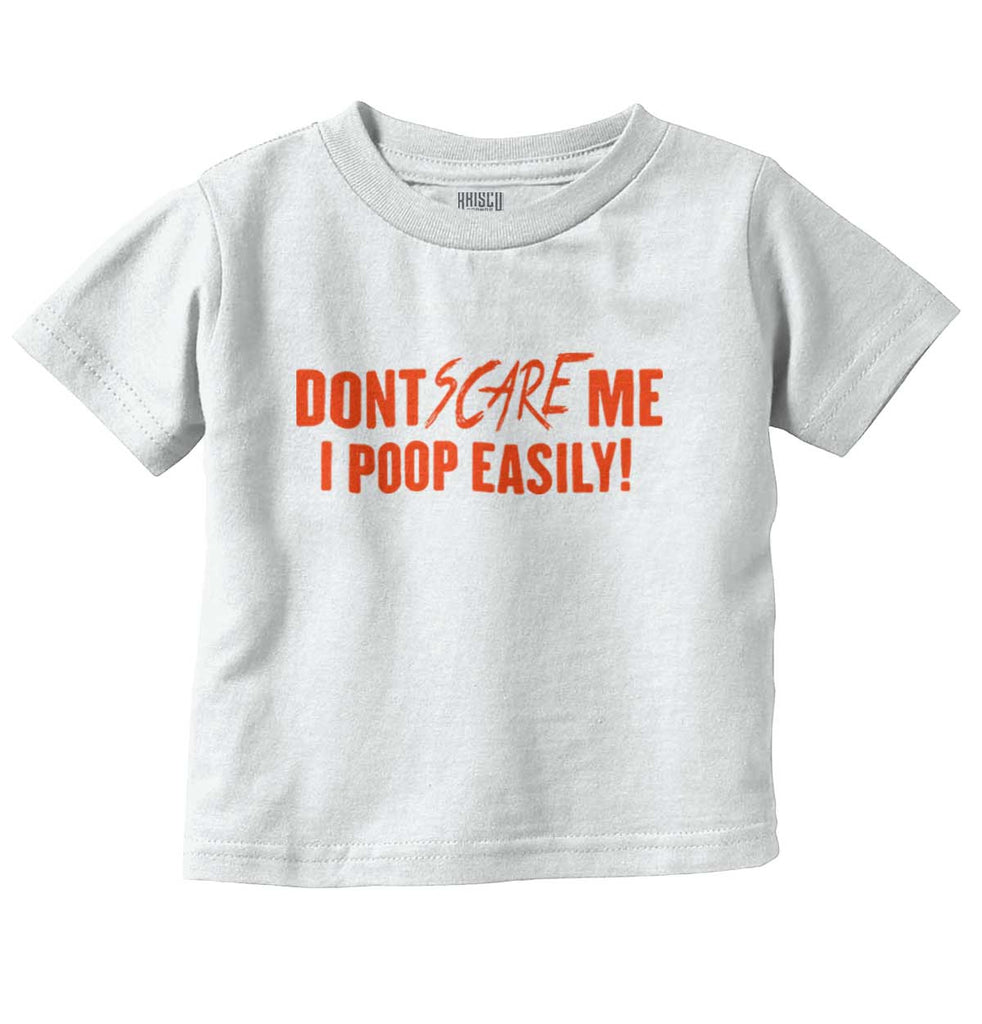 Don't Scare me Infant Toddler T Shirt-Direct To Garment Print-Brisco Baby