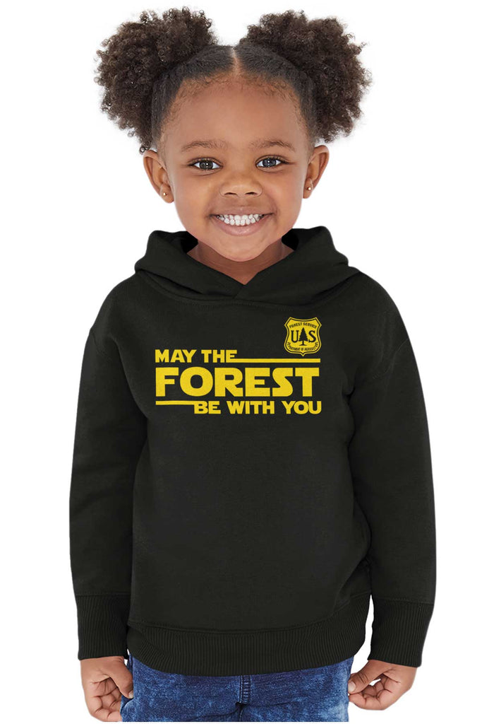 May The Forest Toddler Pullover Hoodie-Direct To Garment Print-Brisco Baby