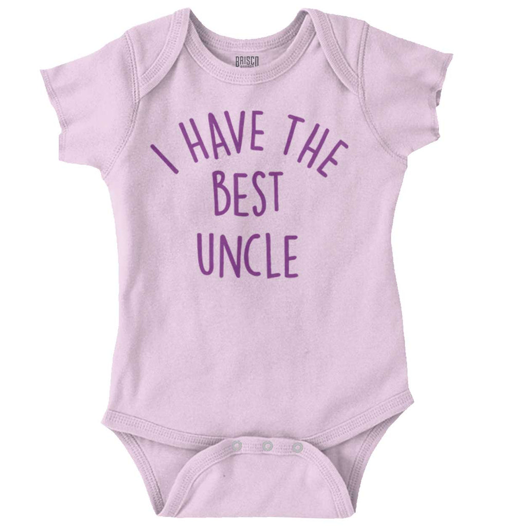 Best Uncle Romper Bodysuit-Direct To Garment Print-Brisco Baby