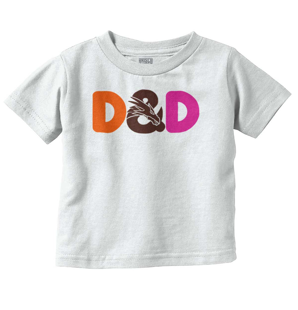Dungeons Fantasy Tabletop Gamer Infant Toddler T Shirt-Direct To Garment Print-Brisco Baby