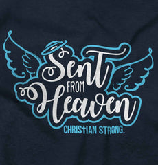 Sent From Heaven Toddler Pullover Hoodie-Direct To Garment Print-Brisco Baby