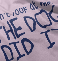 Dog Did It Infant Baby Bib-Direct To Garment Print-Brisco Baby