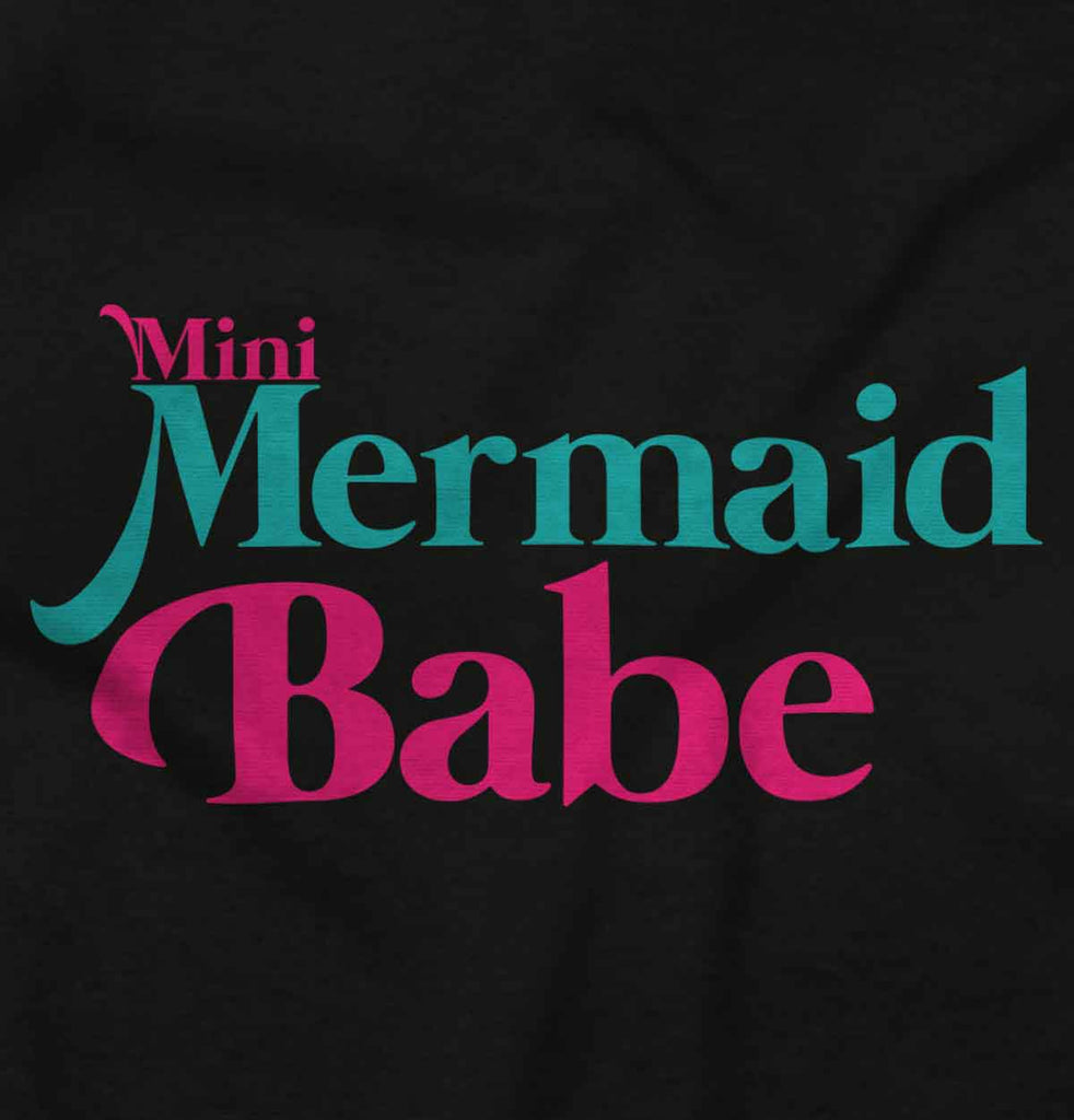 Mini Mermaid Baby Infant Toddler T Shirt-Direct To Garment Print-Brisco Baby