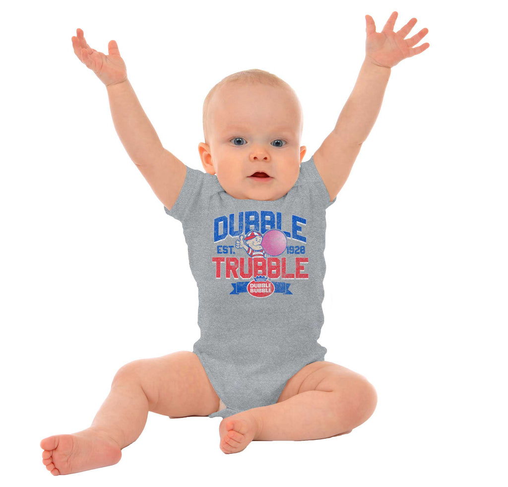 Dubble Trubble Romper Bodysuit-Direct To Garment Print-Brisco Baby