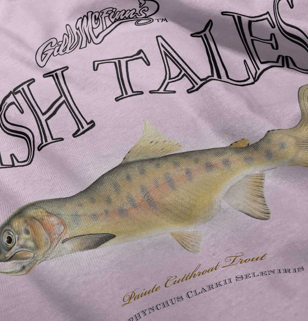 Paiute Cutthroat Trout Infant Baby Bib-Direct To Garment Print-Brisco Baby