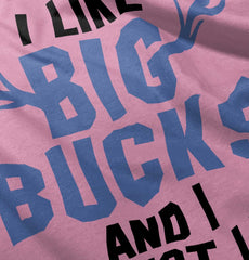 I Like Big Bucks Toddler Baseball-Direct To Garment Print-Brisco Baby