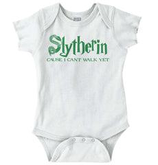 Slytherin Baby Romper Bodysuit-Direct To Garment Print-Brisco Baby