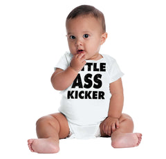 Ass Kicker Romper Bodysuit-Direct To Garment Print-Brisco Baby