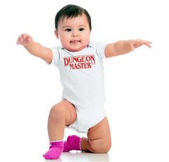 Dungeon Masters TV Show Nerd Romper Bodysuit-Direct To Garment Print-Brisco Baby