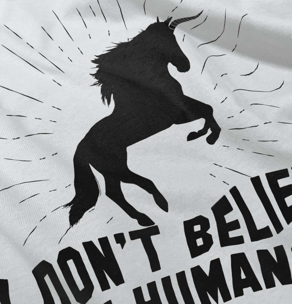 Don't Believe In Humans Infant Toddler T Shirt-Direct To Garment Print-Brisco Baby