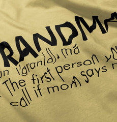 Grandma Defined Infant Toddler T Shirt-Direct To Garment Print-Brisco Baby