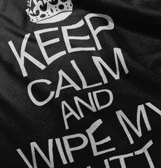 Wipe My Butt Romper Bodysuit-Direct To Garment Print-Brisco Baby