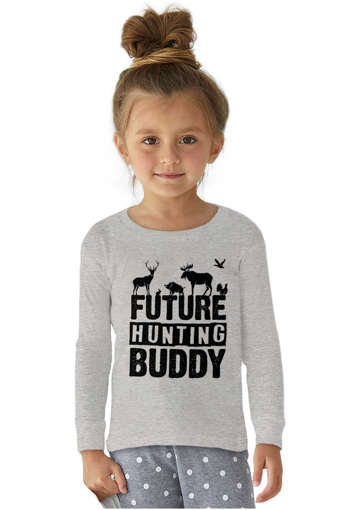 Future Deer Hunting Bud Solid Baby Pajama Top-Direct To Garment Print-Brisco Baby