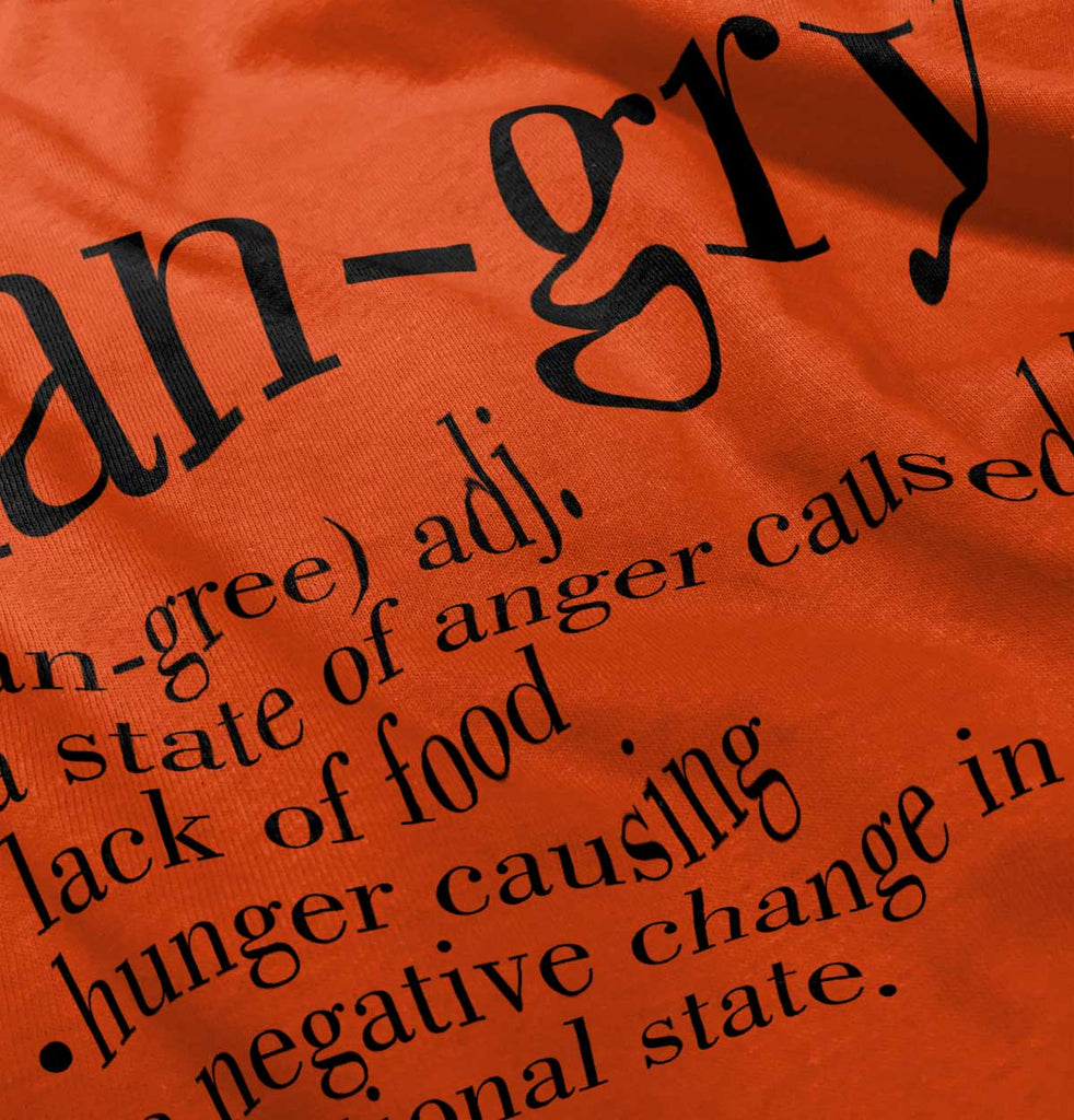 Hangry Definition Infant Toddler T Shirt-Direct To Garment Print-Brisco Baby