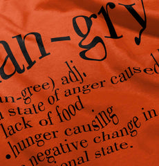 Hangry Definition Infant Toddler T Shirt-Direct To Garment Print-Brisco Baby