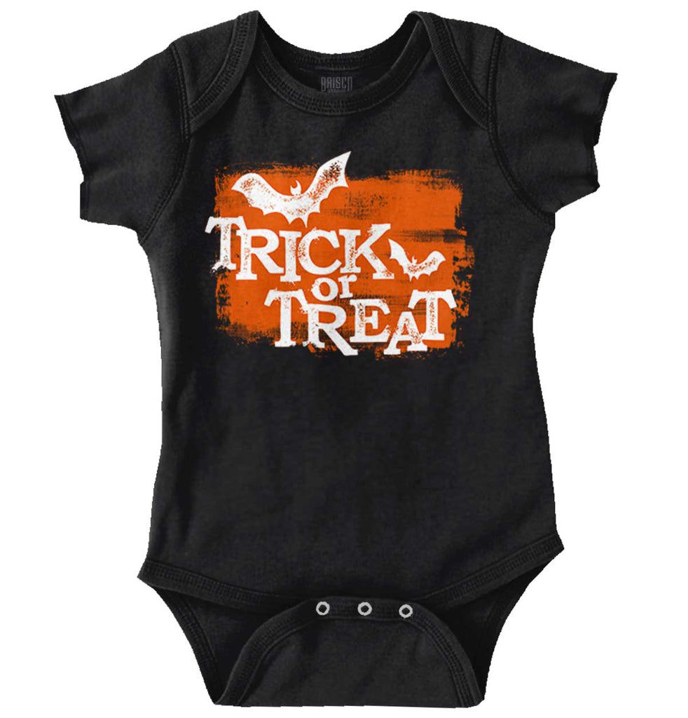 Trick or Treat Romper Bodysuit-Direct To Garment Print-Brisco Baby