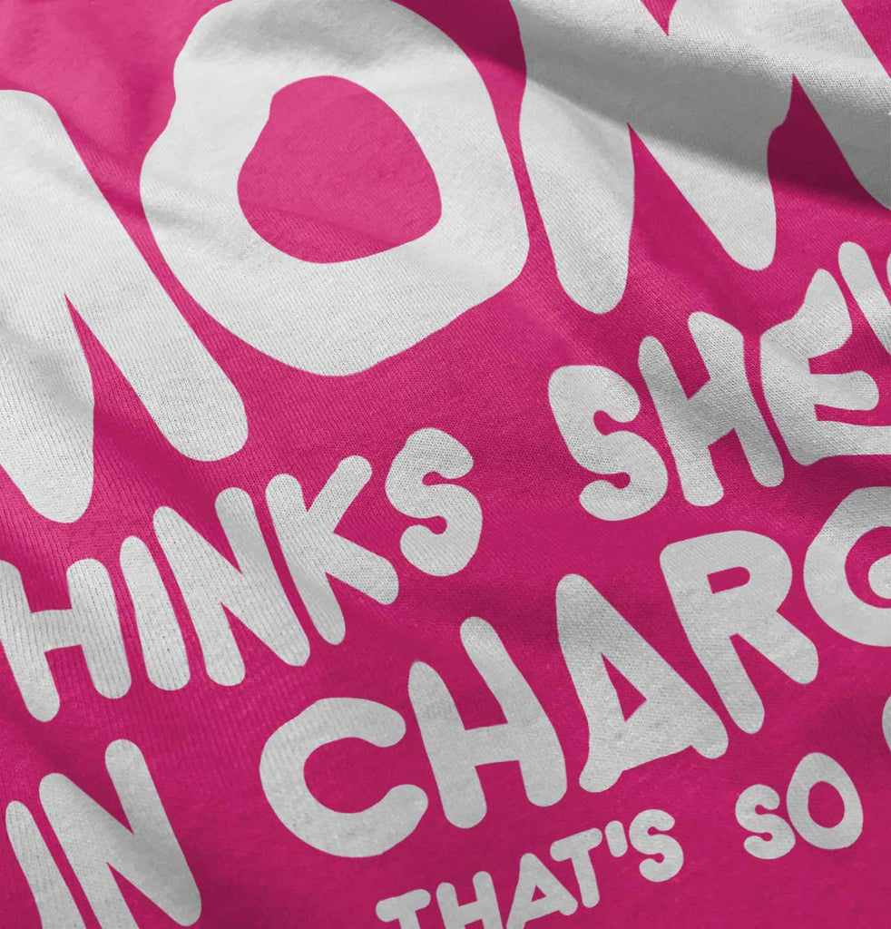 In Charge Toddler Ruffle Bottom Tee-Direct To Garment Print-Brisco Baby