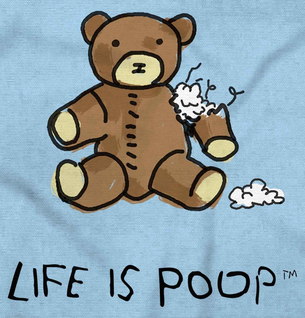 Ripped Teddy Bear Infant Toddler T Shirt-Direct To Garment Print-Brisco Baby