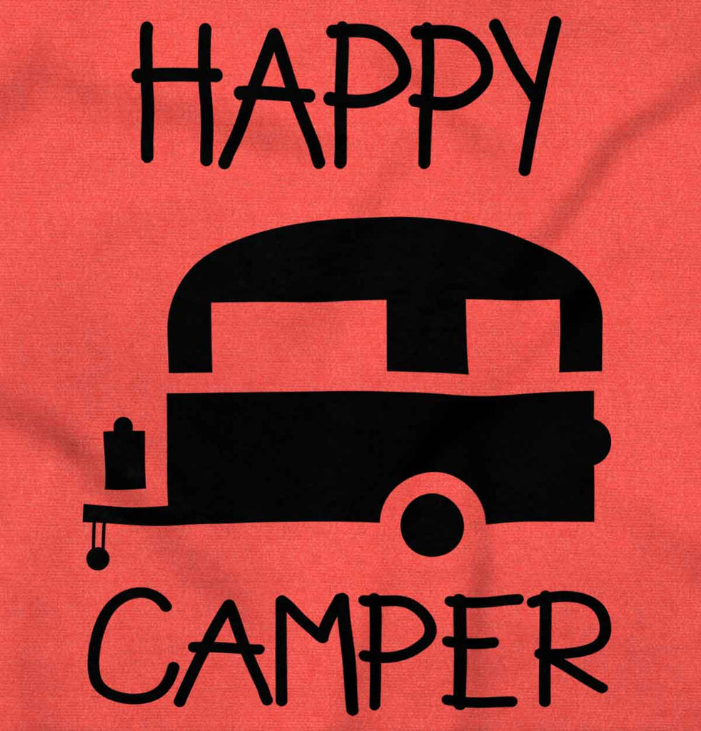 Happy Camper Toddler Football Jersey Tee-Direct To Garment Print-Brisco Baby