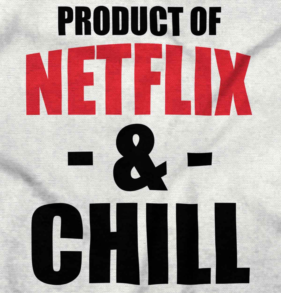 Netflix & Chill Infant Baby Bib-Direct To Garment Print-Brisco Baby