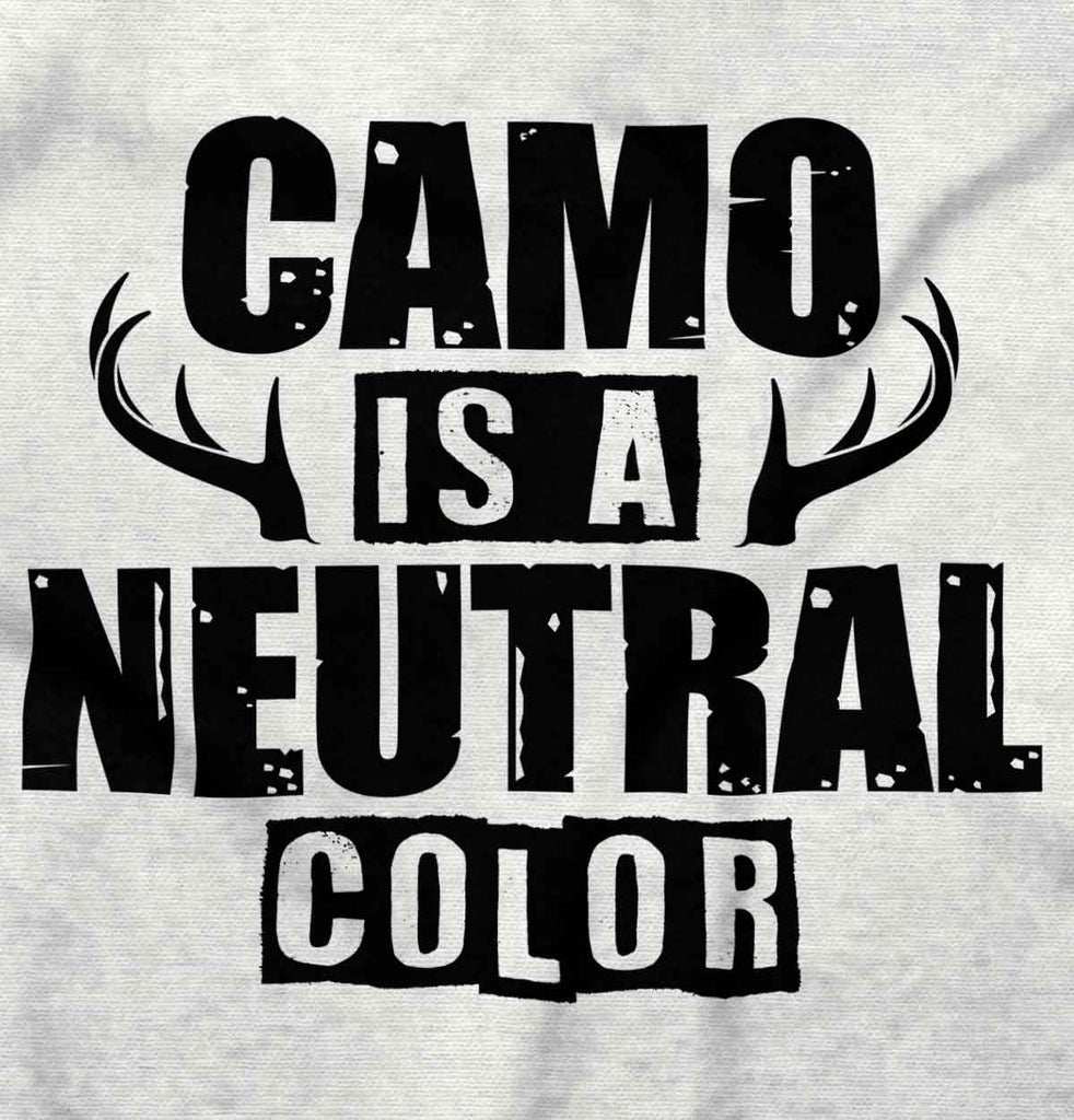 Camo Is A Neutral Color Romper Bodysuit-Direct To Garment Print-Brisco Baby