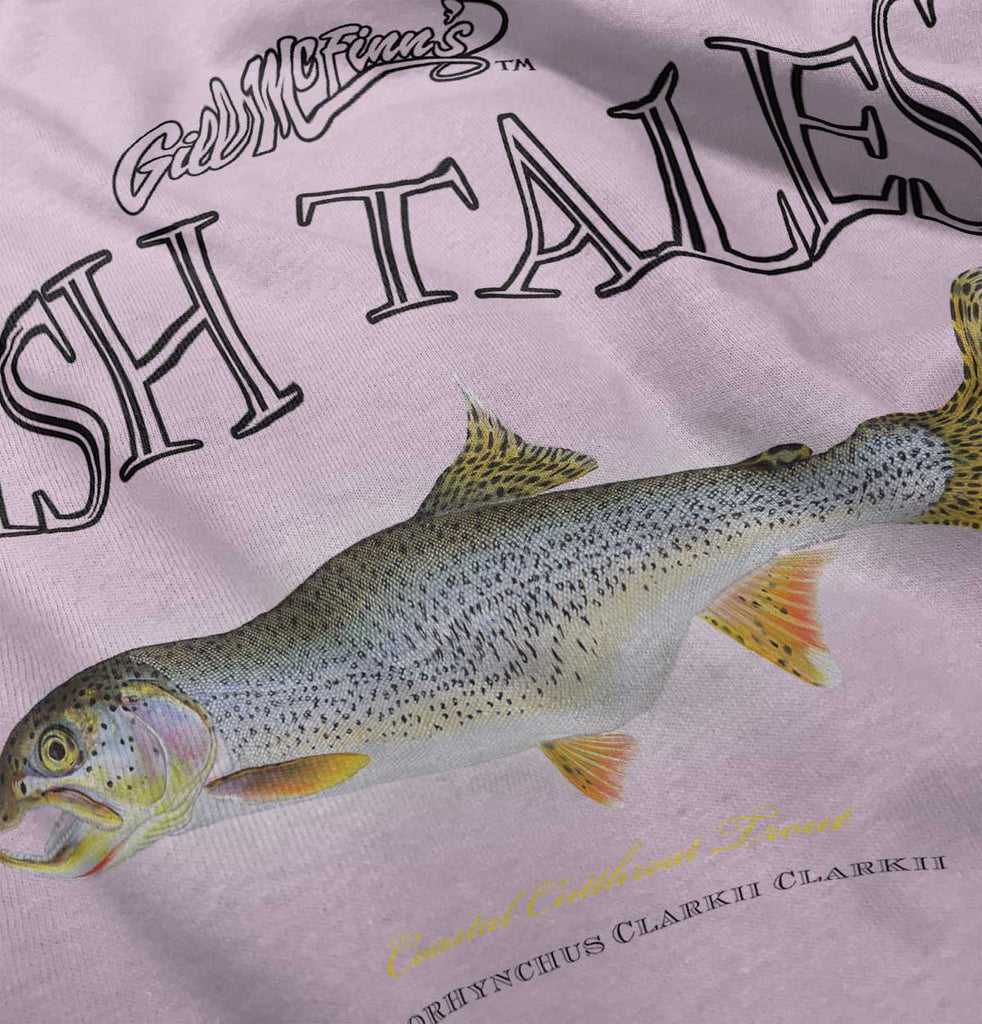 Coastal Cutthroat Trout Infant Baby Bib-Direct To Garment Print-Brisco Baby