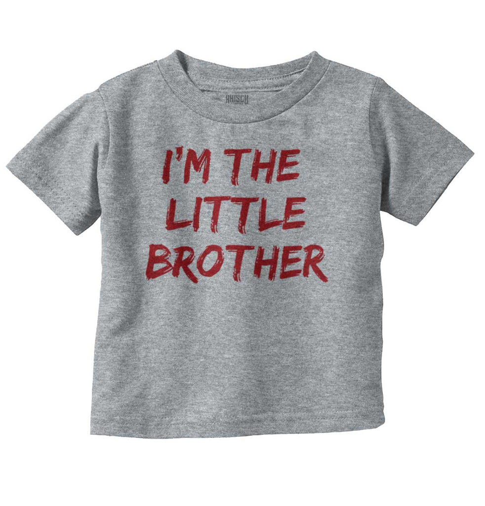 I'm The Little Brother Infant Toddler T Shirt-Direct To Garment Print-Brisco Baby