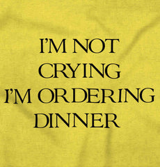 I'm Not Crying Romper Bodysuit-Direct To Garment Print-Brisco Baby