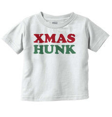 Xmas Hunk Infant Toddler T Shirt-Direct To Garment Print-Brisco Baby