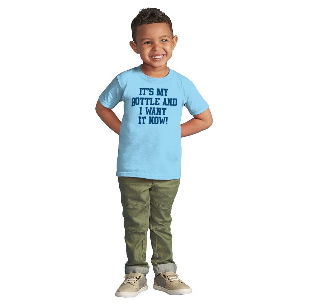 I Want It Now Infant Toddler T Shirt-Direct To Garment Print-Brisco Baby