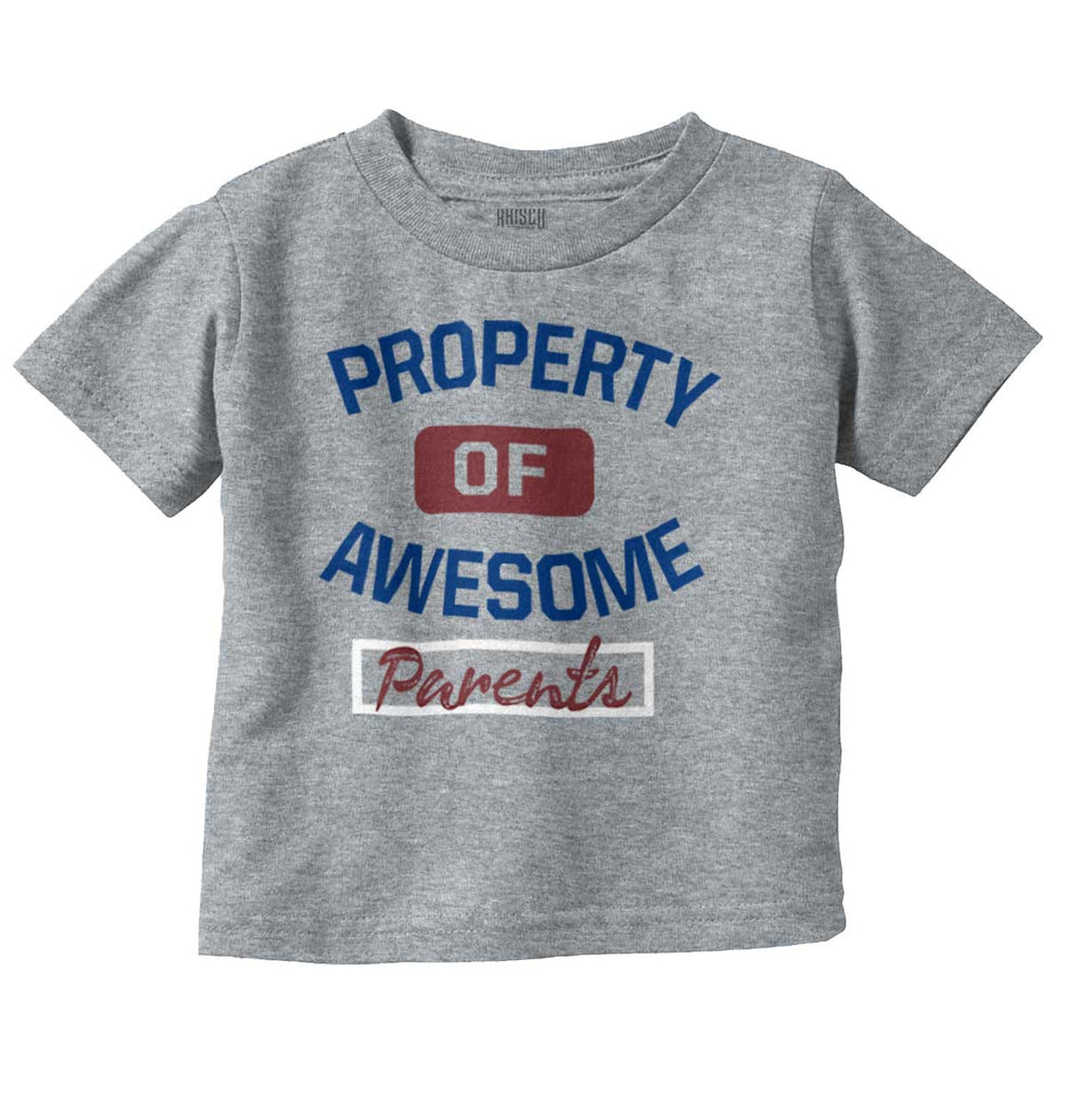Awesome Parents Infant Toddler T Shirt-Direct To Garment Print-Brisco Baby