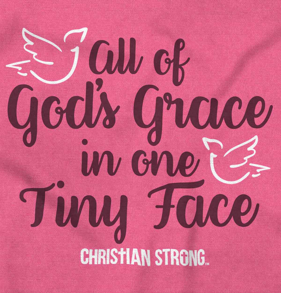 Gods Grace Tiny Face Toddler Football Jersey Tee-Direct To Garment Print-Brisco Baby