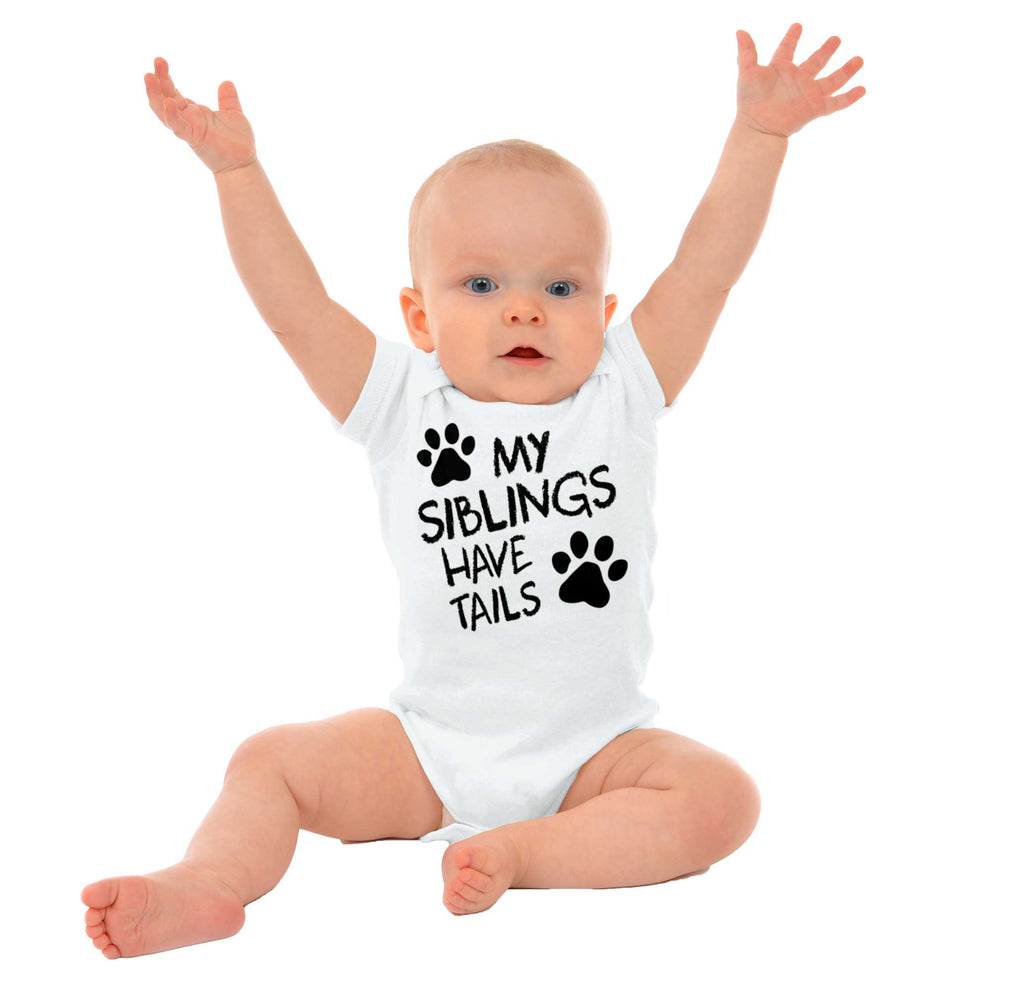 My Siblings Have Tai Romper Bodysuit-Direct To Garment Print-Brisco Baby