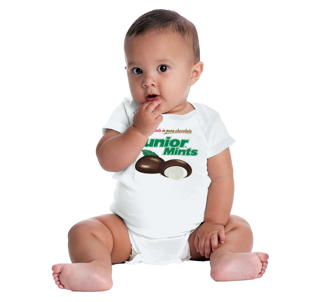Junior Mints Romper Bodysuit-Direct To Garment Print-Brisco Baby