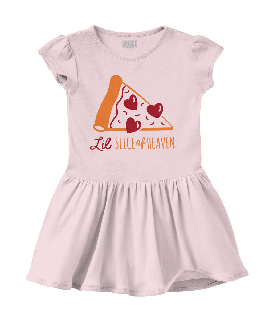 Slice Of Heaven Solid Baby Infant Dress-Direct To Garment Print-Brisco Baby