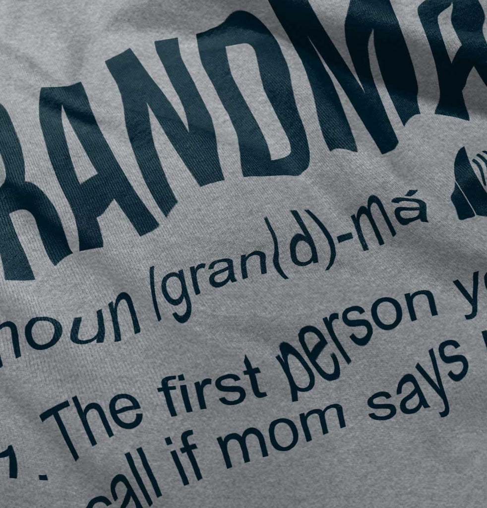 Grandma Toddler Football Jersey Tee-Direct To Garment Print-Brisco Baby