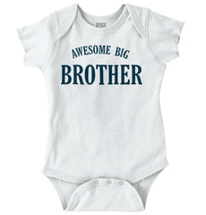 Awesome Big Brother Romper Bodysuit-Direct To Garment Print-Brisco Baby