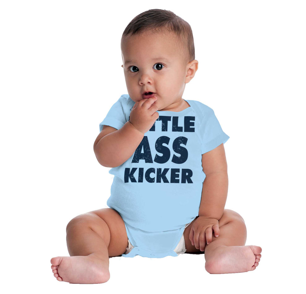 Ass Kicker Romper Bodysuit-Direct To Garment Print-Brisco Baby