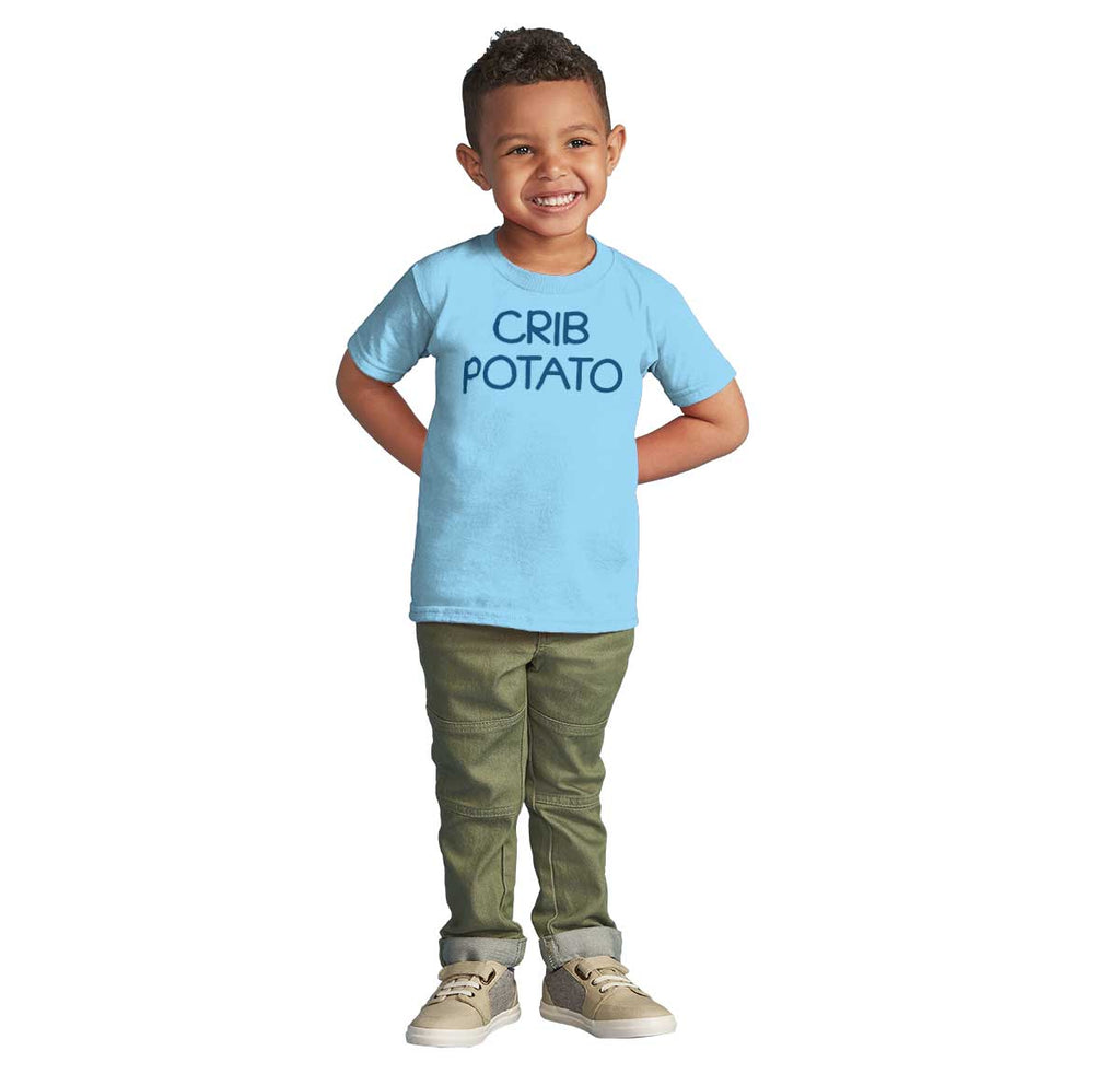 Crib Potato Infant Toddler T Shirt-Direct To Garment Print-Brisco Baby