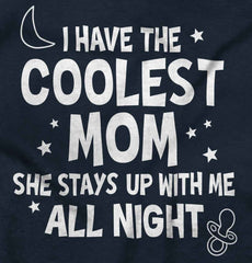 Coolest Mom Infant Toddler T Shirt-Direct To Garment Print-Brisco Baby